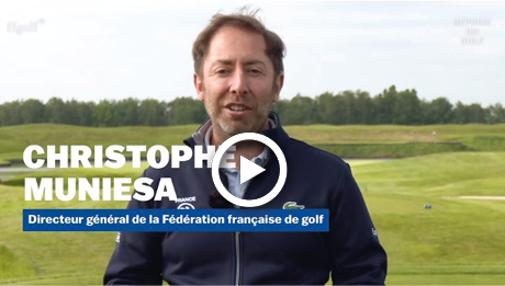 Christophe Muniesa présente les gestes barrieres du golf